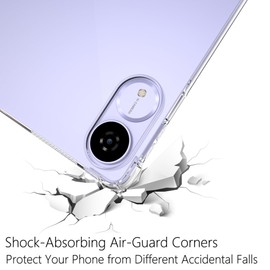 FiiMoo for HONOR Pad V9 Case, [Corner Protection] [Yellowing Resistant], Back Shell Shockproof Case, Soft TPU Cover, Flexible Ultra Thin TPU Protective Cover for HONOR Pad V9-Clear