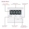 Small Digital Kitchen Timer Magnetic Back, Loud Alarm Reminder with