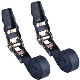 JEELAD Ratchet Belt, Tie Down Belt, Load Tightening Belt, Fastening Belt, 6.6 ft (2 m), 3.9 ft (5 m), Breaking Load 1764.3 lbs (800 kg), Lashing Belt, Load Tightener, Automotive Belt, Moving,