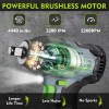 WORKPRO 1/2'' Cordless Impact Wrench Brushless 20V 1 Hour Fast