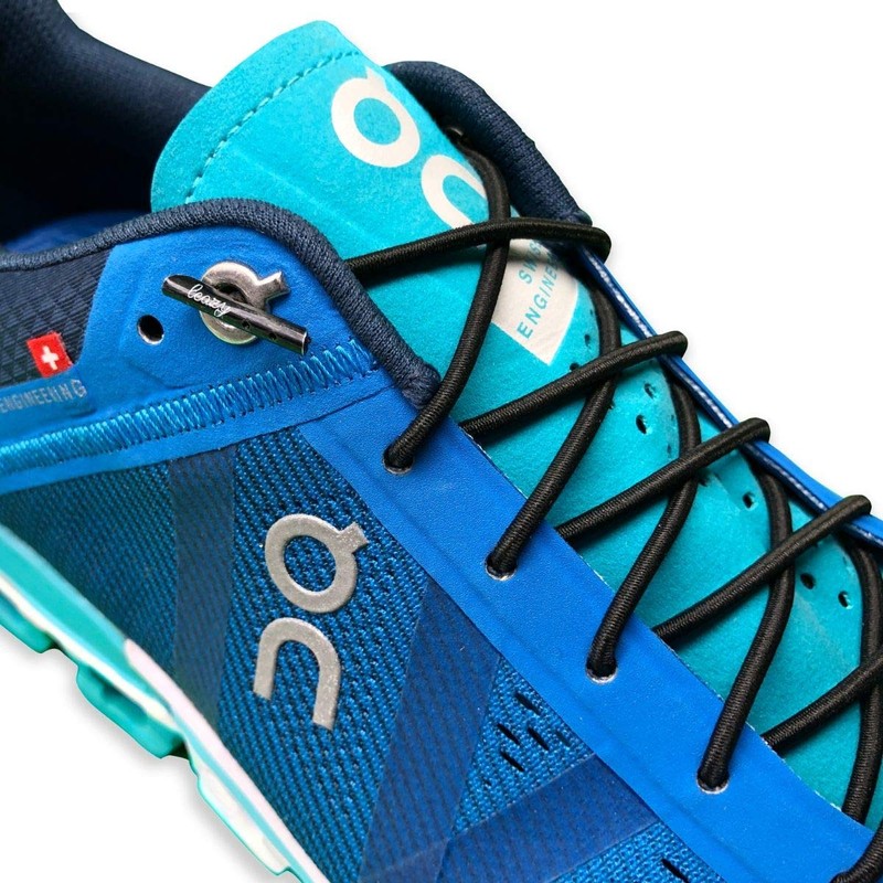 Leazy Round Elastic Laces For Hooking On, Rubber Shoelaces Without