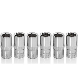 BRAZEN 8mm Socket Six Pack (1/4" Drive, 6pt, Shallow)