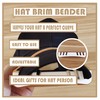 Hat Brim Bender Tool Curving Hat, Hat Bill Bender Curved