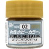 GSI Creos Water-Based Hobby Color Super Fine Gold 10ml Model