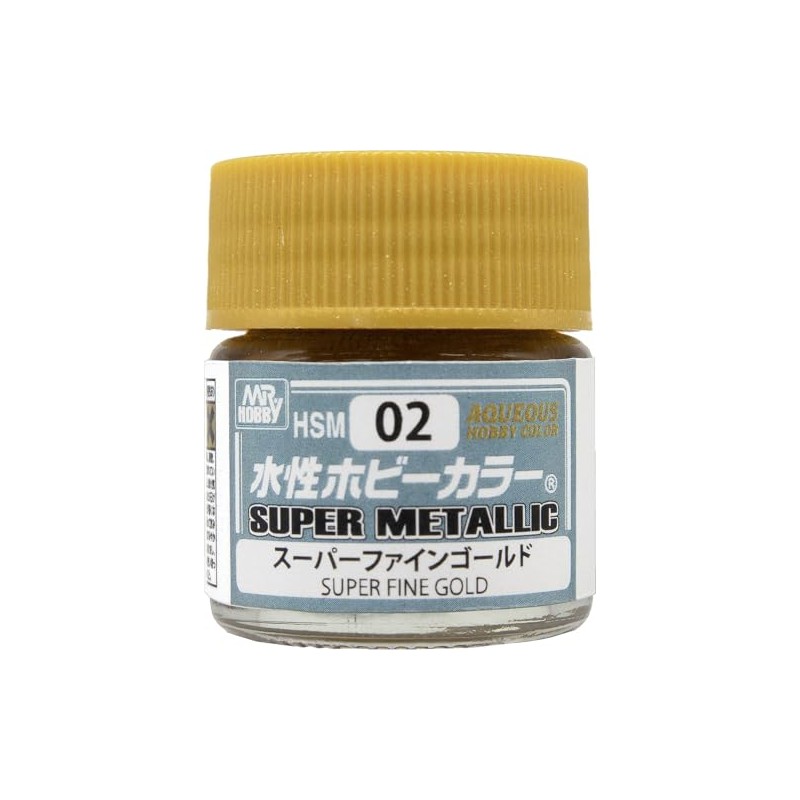 GSI Creos Water-Based Hobby Color Super Fine Gold 10ml Model