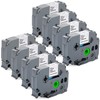 Replacement for Brother Label Maker Tape, P-Touch Label Tape, Tz