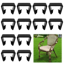 12 Pieces Rattan Furniture Connectors, Sofa Clip Retaining Clips, Furniture Garden Furniture Connector Clips, Rattan Furniture Clips Lounge Set Clips, for Garden Furniture Set Module Outdoor Couch