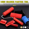 Mardatt 8 Pcs Wood Graining Painting Tool Set, Rubber Empaistic