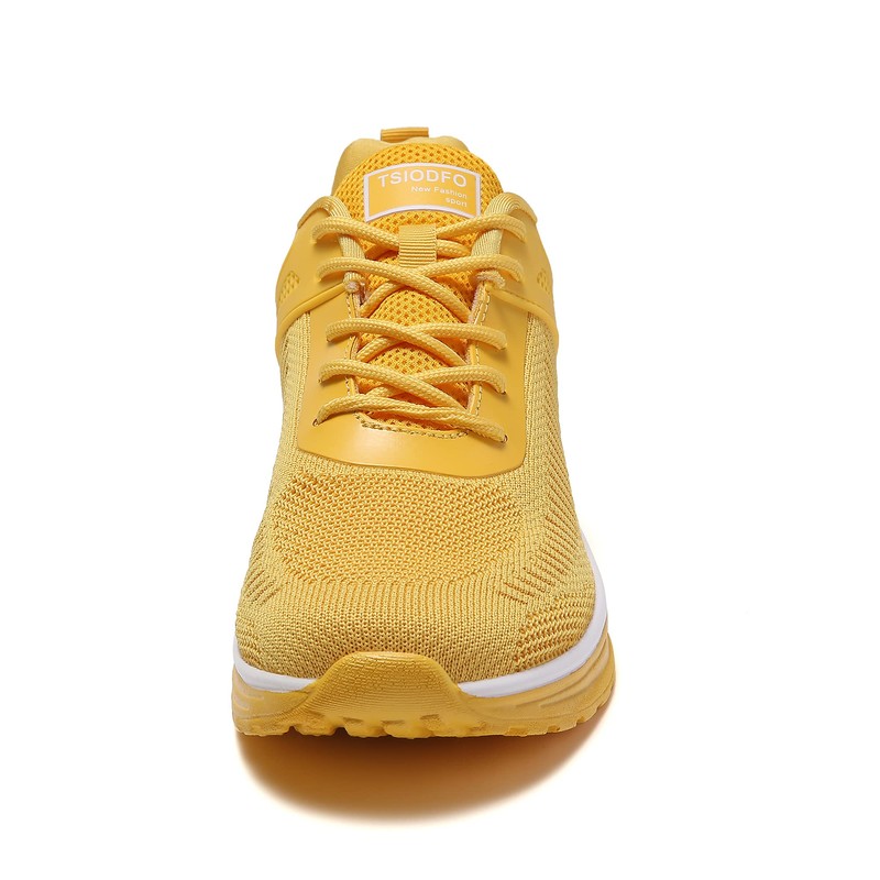 SKDOIUL Tenis deportivos para correr para mujer, Amarillo, 9.5 US