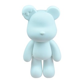 Coniuty Fluid Bear Painting Figure for Kids and Adults, DIY Bear Figure for Home Decoration (10 Inch, Blank Mold)