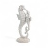 Artificial Seahorse 14 x 24 cm White Sea Decoration Mediterranean