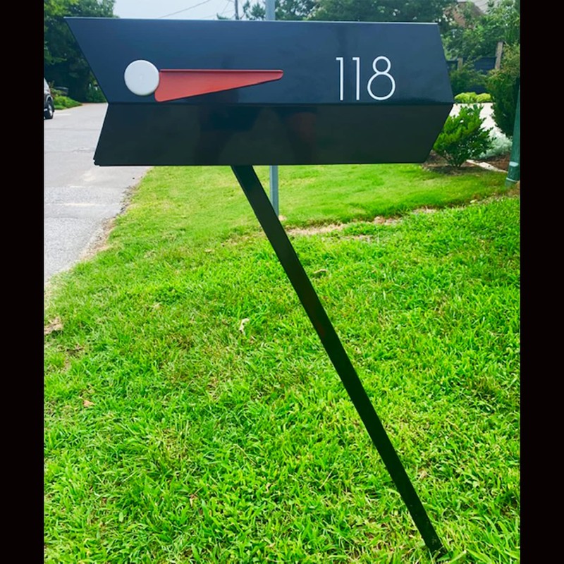 modbox USA Modern Mailbox Address Numbers in Chalet Style Font,