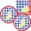 Lemonade Paisley and Plaid Picnic Party Tableware Supplies | Bundle