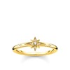 THOMAS SABO Star Ring with Stones 925 Sterling Silver TR2317,