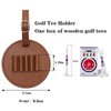 LH90H Golf Tee Holder for Bag, Golf Tee Carrier with