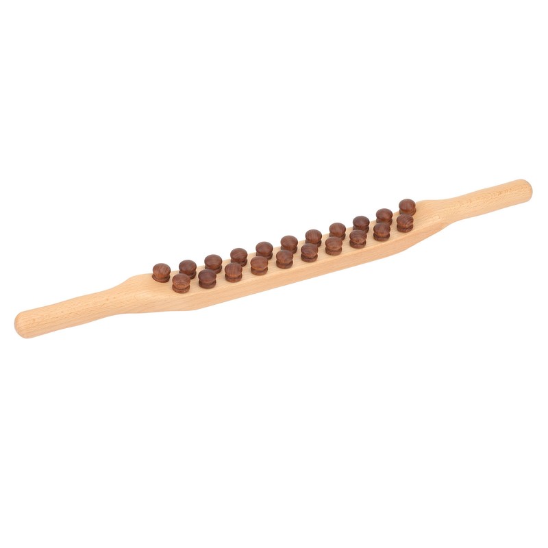 Wooden Scraping Stick Relieve Fatigue Reduce Soreness Double Sided Massage