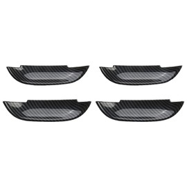 TOTMOX Door Handle Bowl Cover Trim Compatible with Dodge Charger 2016-2021, Carbon Fiber