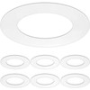 Lighting Labs 6 Pack Matte White Goof Trim Ring for