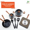 IMUSA 10pc Mexican Talavera Design Cookware Set with Tools
