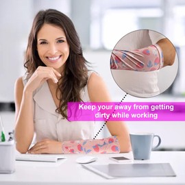 4 Pack Arm Cast Cover Elastic Short Cast Covers Protector Arm Sling Sleeve Cast Decorations for Arm Bath Shower Cast Wound Covers Washable Cover 11 Inch Length x 9-11 Inch Circumference (Strawberries)