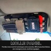 Yourkar Car Rigid MOLLE Panel, Sun Visor Panel Holster Tactical