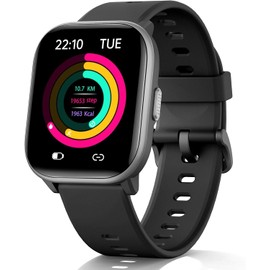 ZONEY Kids Watch for Girls Boys with IP68 Waterproof, Girls Watch with 19 Sports Modes, Sleep Tracking, Pedometer, Stopwatch, Kids Activity Tracker, Birthday Gifts for Age 6-15 Years Old (W99, Black)