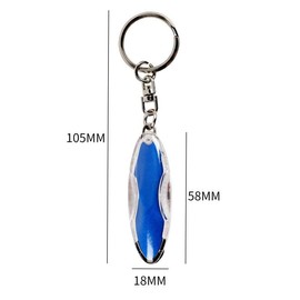 Blue Car Static Human Body Static Eliminator Discharger Anti-Static Keychain Tool Car Static Electricity Releaser, Eliminator Discharge Remover Keyring,Static Electricity Remover, Car Keychains