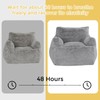 MAXYOYO Giant Bean Bag Chair, Faux Fur Stuffed Bean Bag