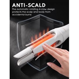 Automatic Hair Curler Rotating Curling Iron for Medium to Long Hair, White