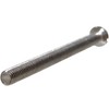 10 x M3.5 Chrome 50mm Long Screws - Flat Slotted