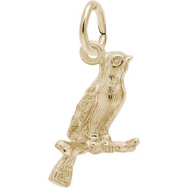 Rembrandt Canary Charm - Metal - Gold-Plated Sterling Silver