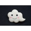 Miniblings Cloud Cloud Brooch Badge Cloud Face Pink Cheeks