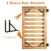 Gate Corner Brace Bracket,Heavy Duty Anti Sag Gate Kit with