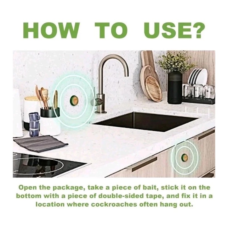 Moonspry Roach Repellent, Domestic Dormitory Kitchen Powerful Cleaning Cockroach