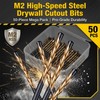 50 Pcs Drywall Cutting Bit 5/32" Drywall Guidepoint-Cutting Bits Drywall-Guide