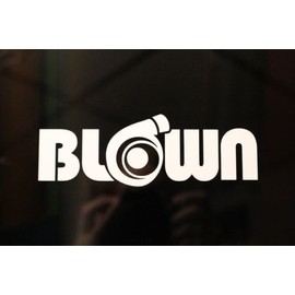 Blown Decal JDM Boost VW Drift Turbo Stance Boosted Subaru STI WRX GTI 240Z , Die cut vinyl decal for windows, cars, trucks, tool boxes, laptops, MacBook - virtually any hard, smooth surface