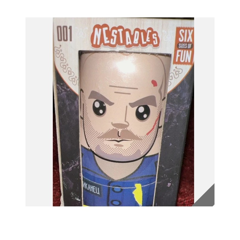 deal 2022 Stranger Things Nestables Wooden Nesting Dolls (6 Dolls