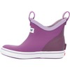 Big Kids Ankle Deck Boot, Purple, Size 3(M)