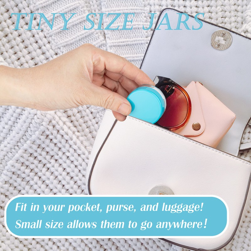 ZEJIA 10 Gram Sample Containers, 20 Count Cosmetic Containers with