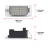 njssjd LED License Plate Light for Fiat 500X 2014-2019 SMD