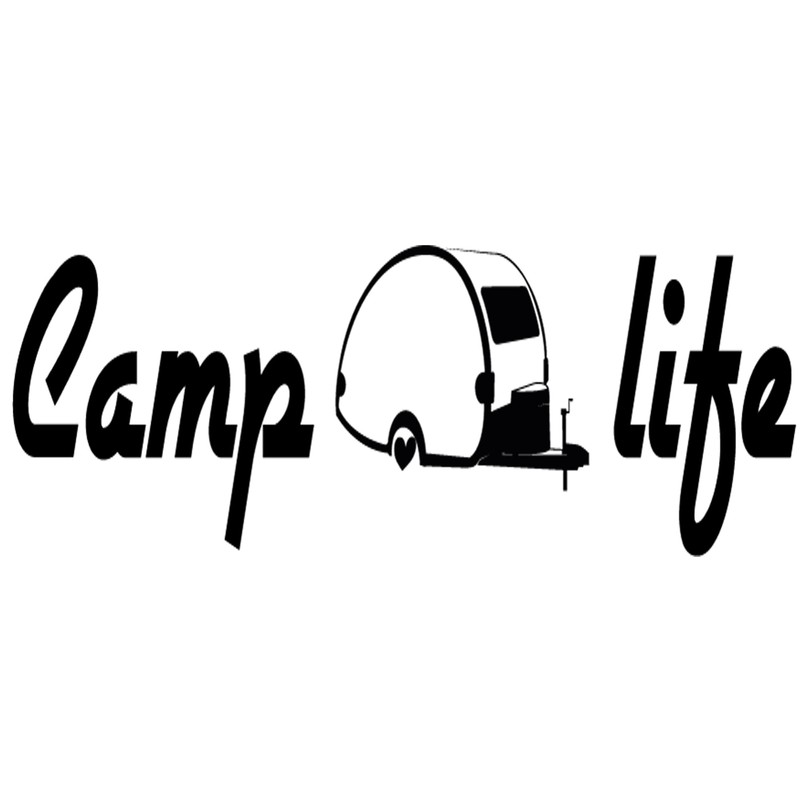 Campervan Outdoor Motorhome Camper Van Vinyl Decal Sticker Camp Life