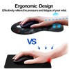 Alfombrilla de mouse ergonómica con reposamuñecas, alfombrilla de mouse para