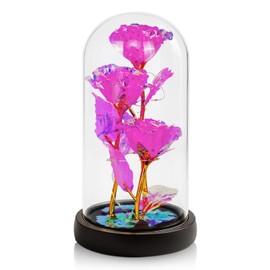 LIAN Rose Flower for Women, Forever Rose Flower Lamp, Mothers Day Flowers for Mom, Birthday Gifts Women, Rose Gifts. Valentine's Day, Mother's Day, Christmas, Anniversary, Birthday Gifts.