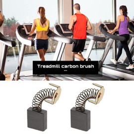 EMSea 2 Pairs Carbon Brush 17 x 17 x 7 mm Compatible with Greenmaster GMD 118-1 Treadmill Electric Motors Replacement Repair Part