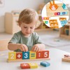 1 Set Wooden Math Learning Toys,Montessori Educational Toy for 2-6
