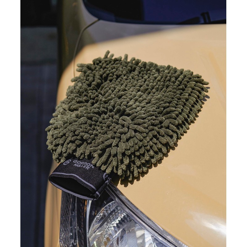 GORDONMILLER High Density Chenille/Grid W Face Microfiber Cleaning Gloves