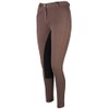 PFIFF Women's Pfiff Vollbesatzreithose, Blau-schwarz 128, Brown (Brown/Black), 128 (EU)