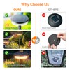 LETMY Solar Pathway Lights Outdoor, 6 Pack 2X Brighter Solar