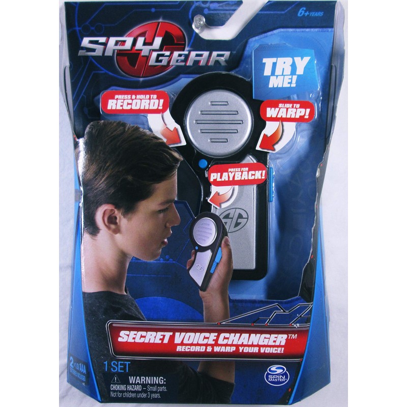 Spy Gear Secret Voice Changer Record and warp Your Voice