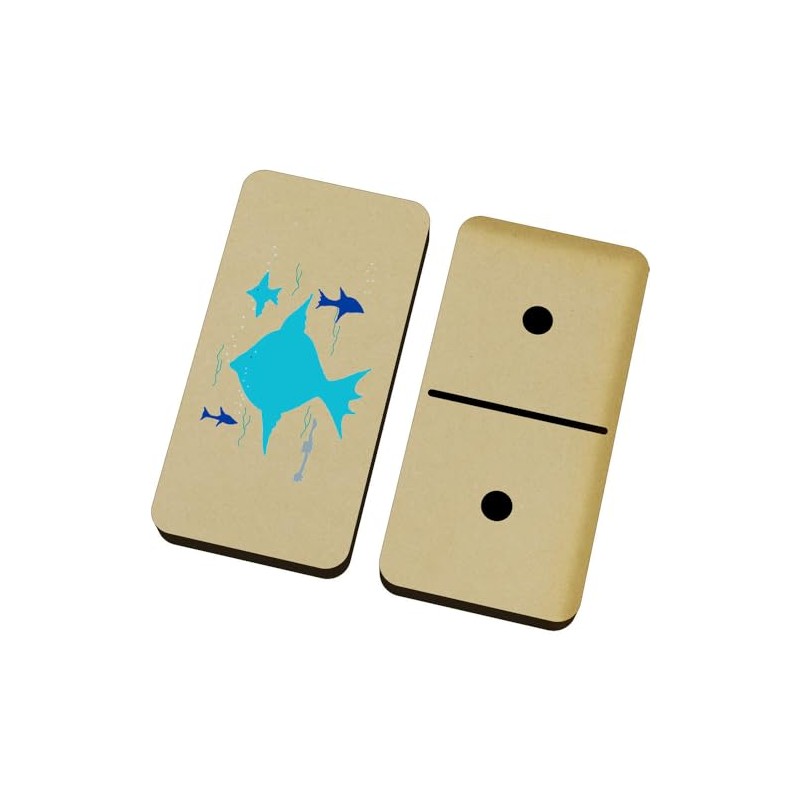 Azeeda 'Under Water Sealife' Domino Set & Box (DM00043577)